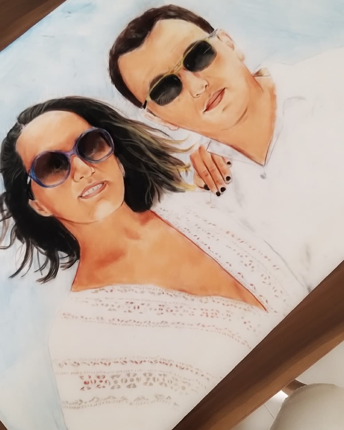 Softpastel Renkli Portre